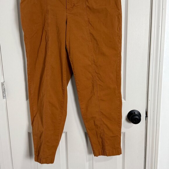 A New Day Pants Womens 12 Orange Straight Leg Indie Chic Boho Casual - Picture 5 of 14